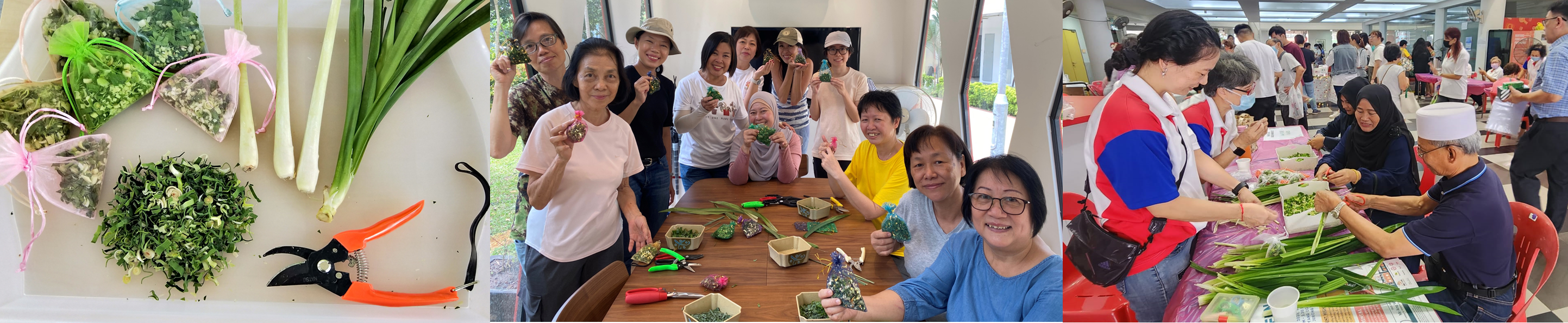 Therapeutic horticulture activities such as scent bag making